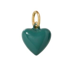 Roxanne Assoulin The Mini Puffy Heart Charm - Forest